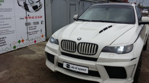 Чип тюнинг и отключение катализаторов на BMW X6 3.0 306hp 2009 года выпуска